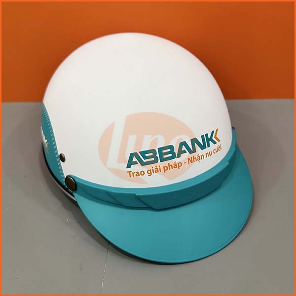 Mũ bảo hiểm LINO 04 - ABbank - Mũ Bảo Hiểm LINO - Công Ty TNHH Sản Xuất Mũ Bảo Hiểm LINO